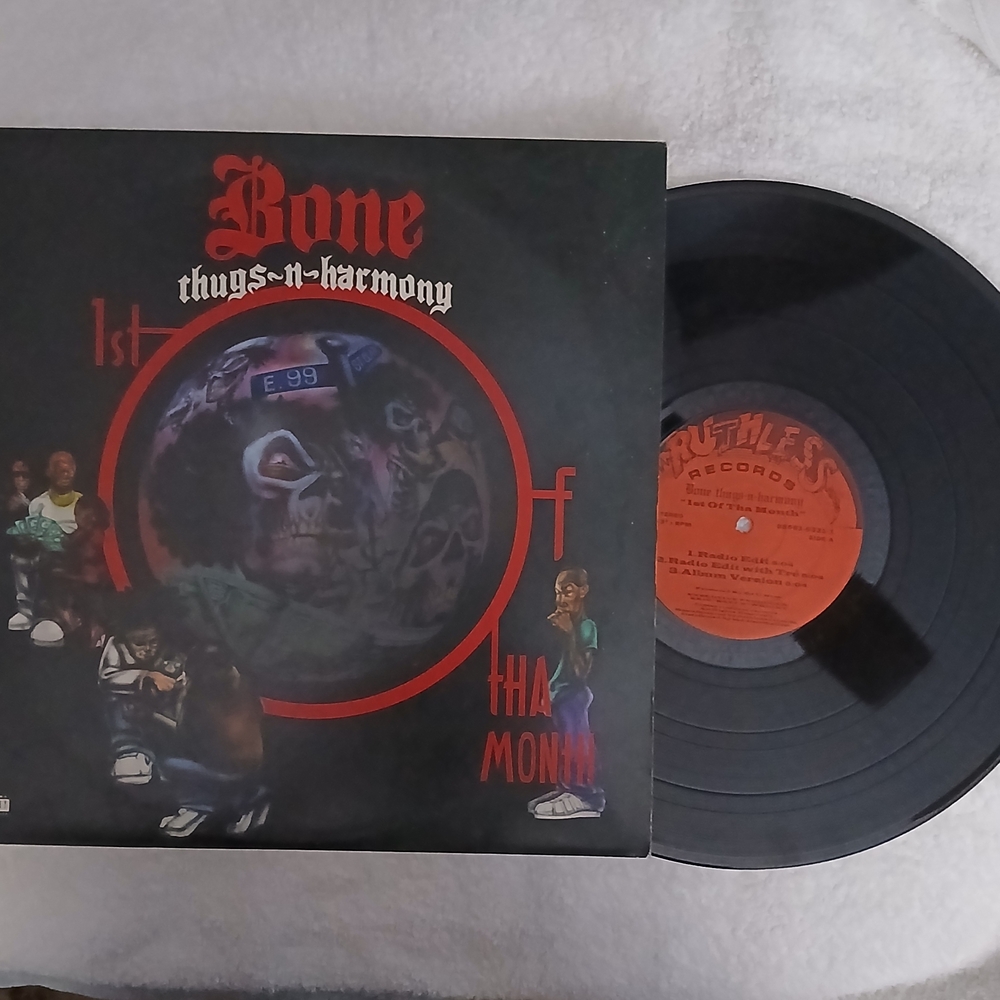 Bone Thugs-n-Harmony(1995) Vinyl Record - The First Of The Month(Single)